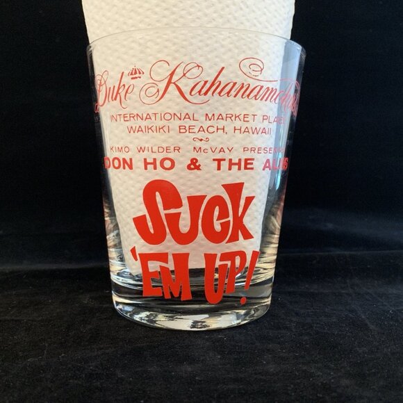 Other - Duke Kahanamoku 12oz Tiki Glass Mug Suck ’Em Up Don Ho Waikiki Hawaii Barware